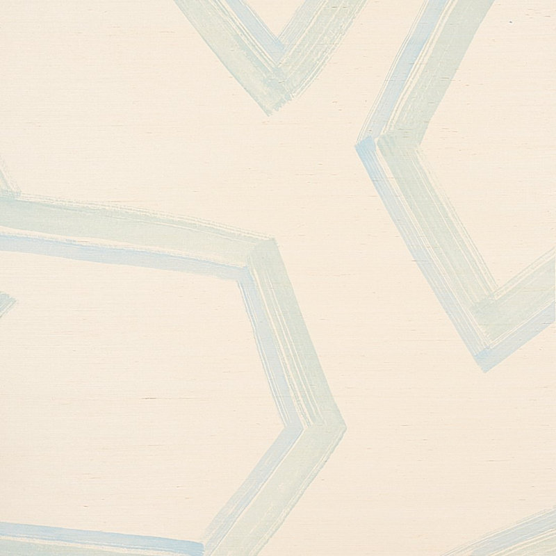 Papier peint Enzo Sisal, Bleu