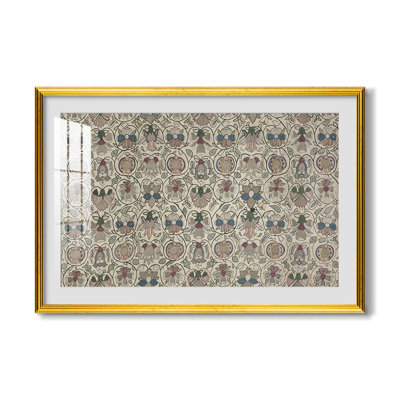 Long Cushion Cover (Printed Textile), c. 1600-Custom Framed Canvas