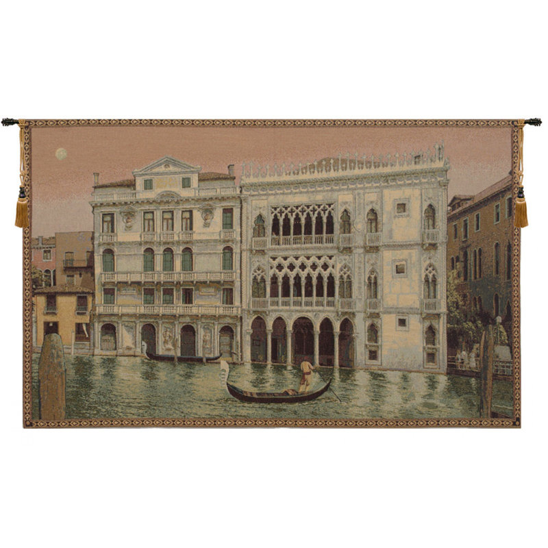 Italian Loom Woven Cotton Blend Wall Hanging