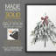 «Christmas Holiday Art DCCDXLV III», reproduction d'art encadrée - bois massif-1638641137-1638641136