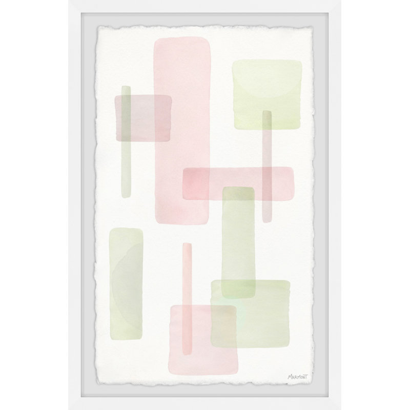 Thick And Thin Lines II - Single Picture Frame Painting, 30 cm H x 20 cm W