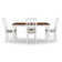 Eltingville 4 - Person Four Leg Dining Set
