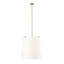 Luminaire suspendu 6 lumières Regene en nickel brossé-2032405024