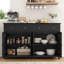 Buffet à 2 tiroirs de 55,1 po de largeur Arnolf-1549500538