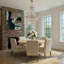 Lustre en laiton vieilli 28 po Roslyn