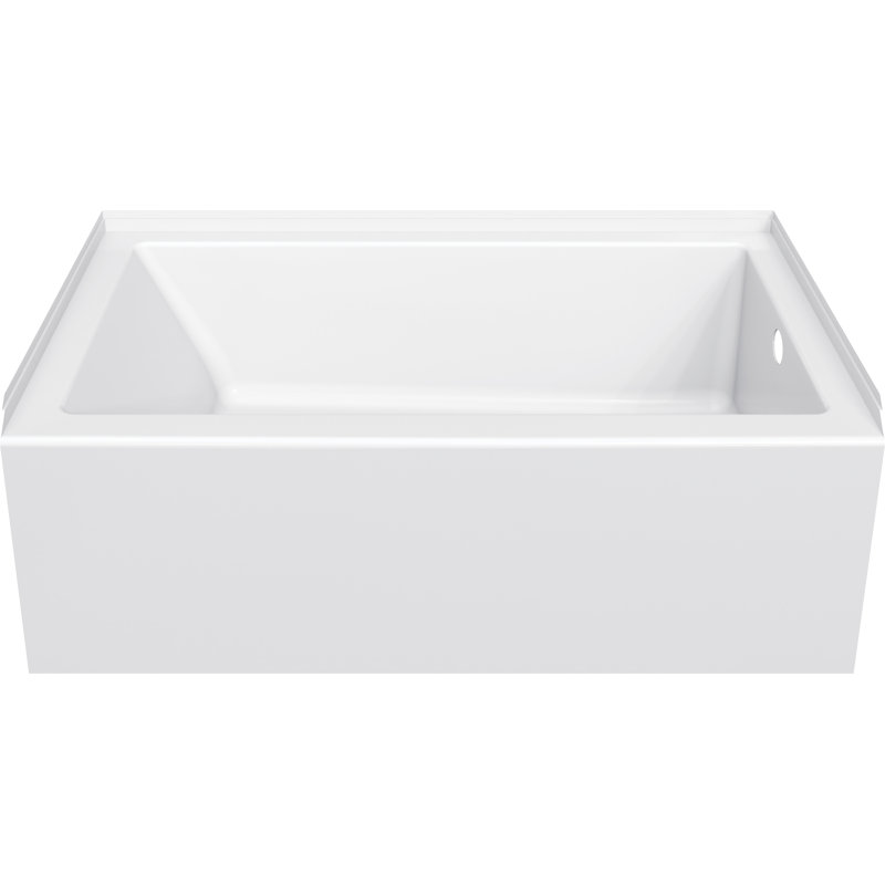 Austin 60'' x 30'' Soaking Acrylic Bathtub, Left