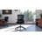 Urban Ergonomic Executive Mesh Back Office Chair, Self Adjusting Seat Tension, Locking Tilt, Seat Slide, Adjustable Lumbar & Arms, Black-833549174