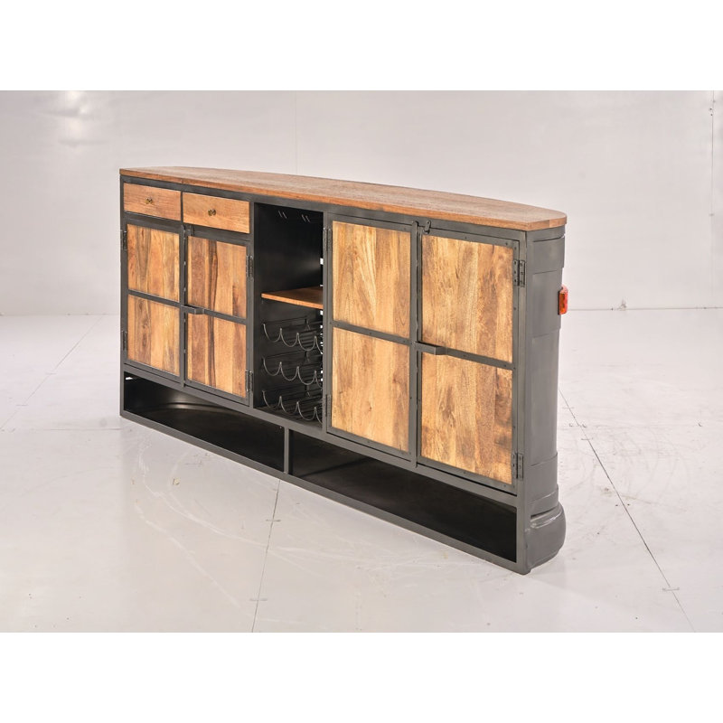 Coldstream Wooden Dark Brown Bar Table