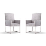 Element Tufted Velvet Upholstered Arm Chair