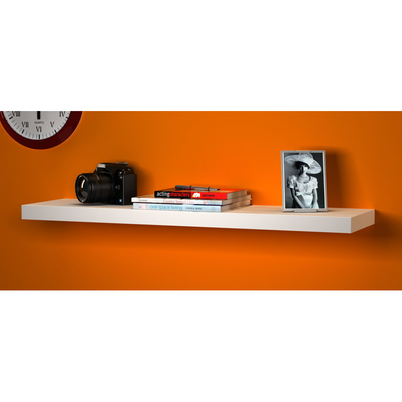 3 Piece Floating Shelf, 4cm H x 80cm W x 23.5cm D