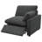 Roca Modular Power Loveseat Dark Grey-105300508
