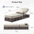 Wickes 5-Position Adjustable Outdoor Chaise Lounge With 5" Thick Cushion, Weather-Resistant Woven Rattan Patio Recliner-1645973621