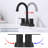 2 Handles Bathroom Sink Faucet, Centerset RV Bathroom Faucets For 3 Hole