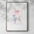 Frilly Lily Framed Print - Solid Wood