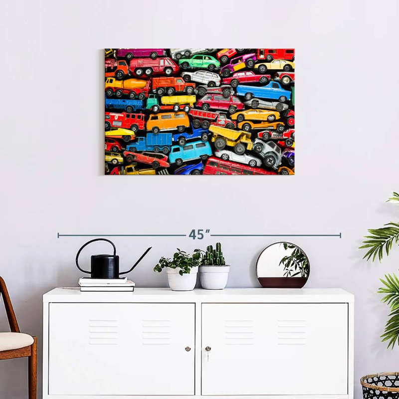Mehar Vintage Toy Cars, 20" H x 30" W