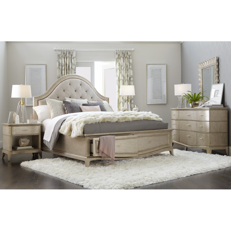 Starlite Upholstered Storage Bed, Queen
