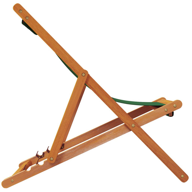 Anasia Folding Deck Chair, Green