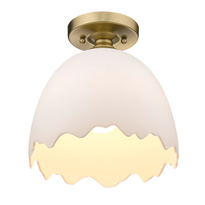Shell Semi Flush Mount