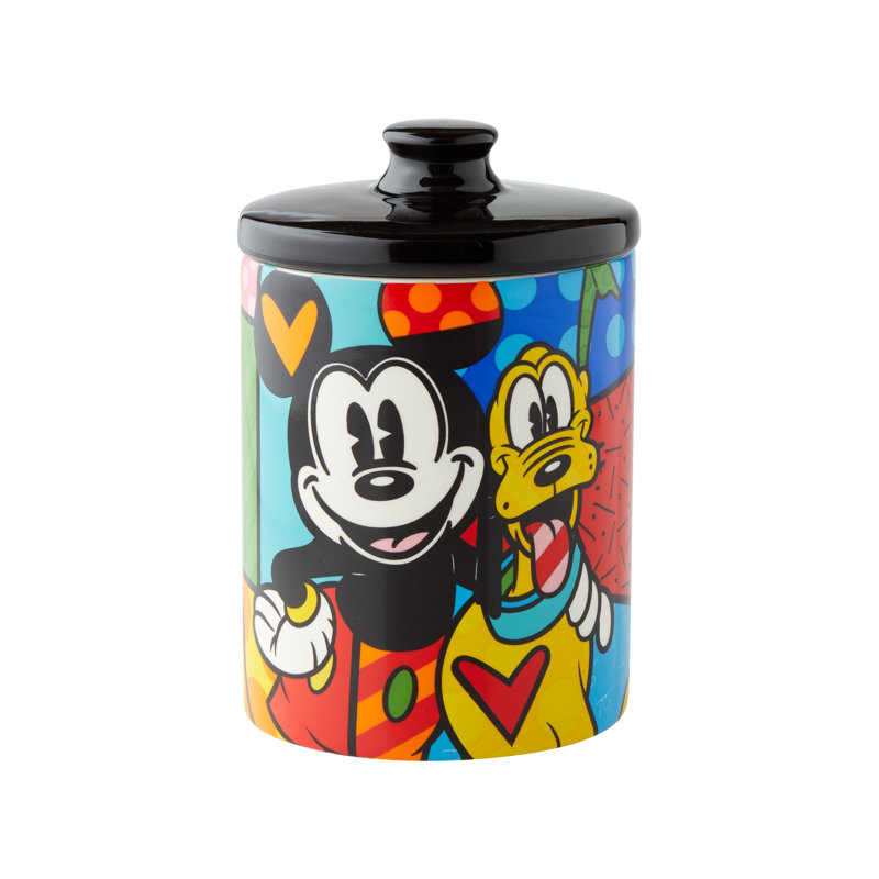 Bocal 6 po Disney par Britto MickeyMouse & Pluto