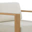 Chaise longue de patio avec coussins