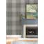 Westley Black Plaid Wallpaper-222011471