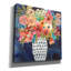  «Floral Beauty 2 Striped Vase» par Cheryl Warrick, art mural sur toile, 18 po x 18 po-2129846988