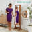Naiyana Winston Porter Jewelry Armoire Cabinet, Full Length Mirror w/ Velvet Storage Interior, Lock-1092841282
