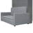 Full Size Bed In Gray, Combination, Space For , Easy To Assemble And Use