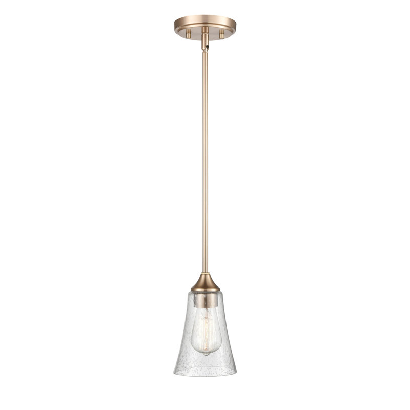 Turner 1 - Light Single Pendant, Modern Gold, 46.5" H x 5" W x 5" D