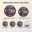 Panneau de fenêtre en verre pour décoration intérieure ， 12 "American Flag USA 250th Anniversary-126676200