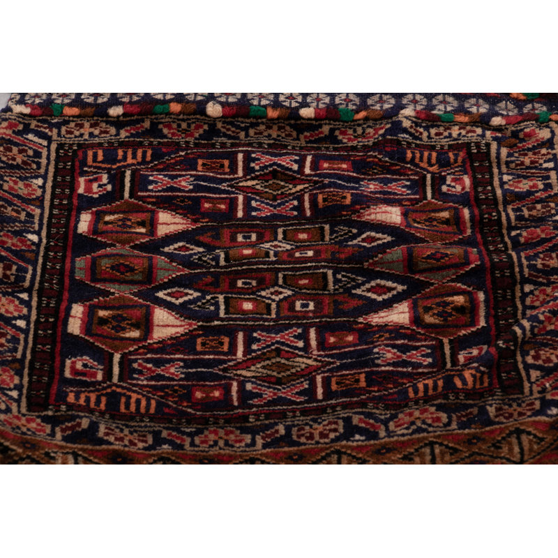 Antique One-of-a-Kind 1'8X3'8 Hand Knotted Area Rug