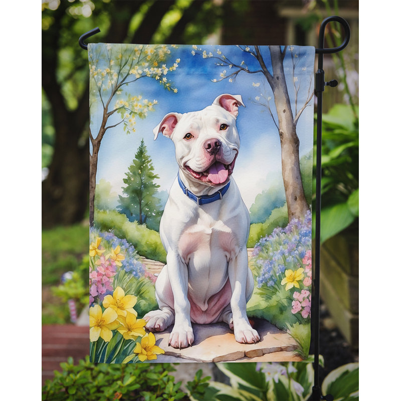 Drapeau de jardin en polyester à double face H 15,5 po x l 11,25 po Taronda