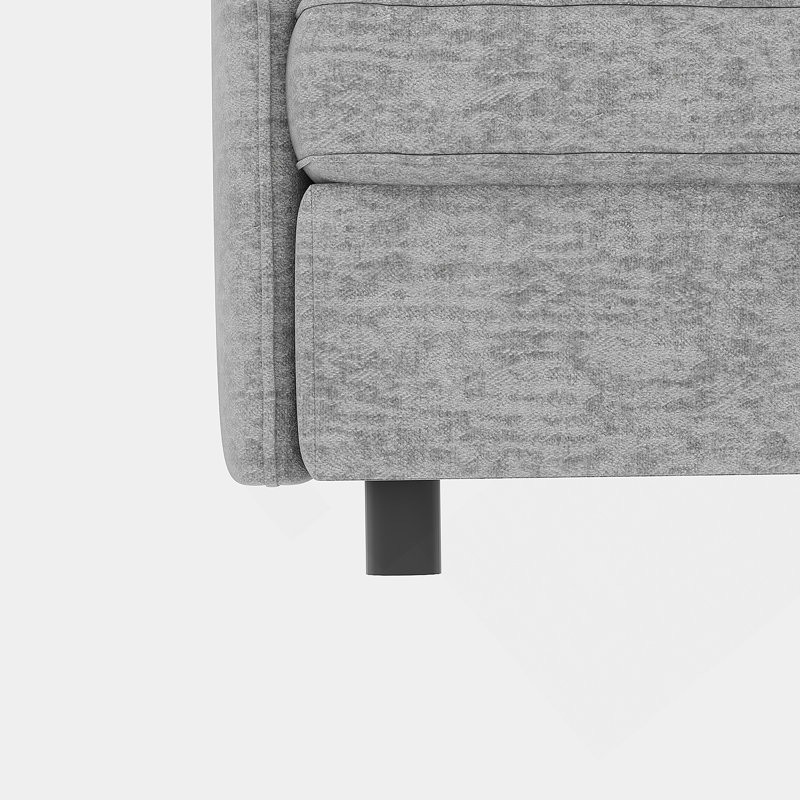 Ensemble de canapé modulaire polyvalent avec rangement et fonctionnalité convertible pour le salon, Gris