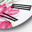 Vintage lotus roses dans l'étang I - horloge murale traditionnelle-60281854