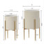 Ensemble de 2 pots en fer Crudden