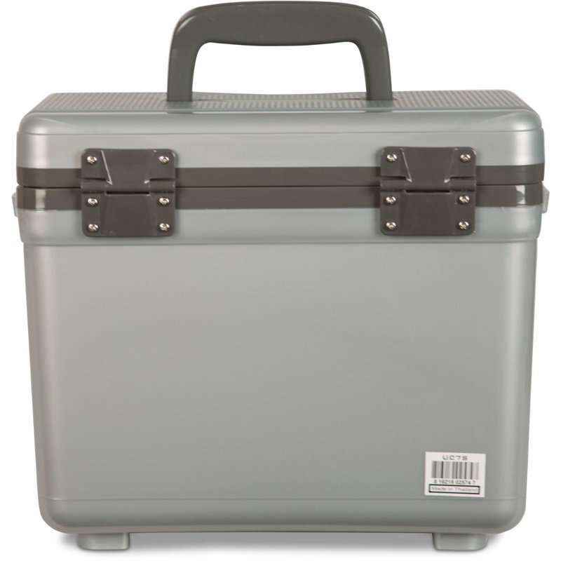 Engel 7.5-Quart EVA Gasket Seal Ice and DryBox Cooler with Carry Handles, Gray