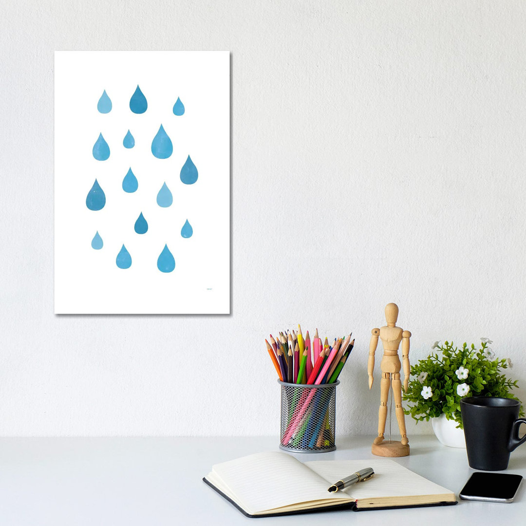 Rain von TomasDesign - Galerie-verpackte Leinwand Giclée