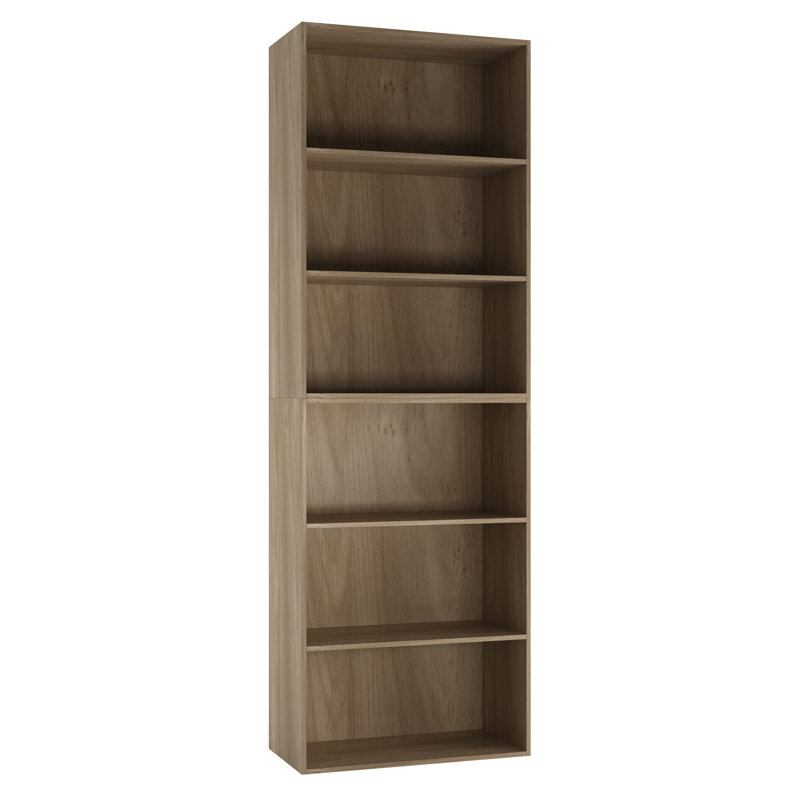 Lily-Maye 180cm H x 60cm W Standard Bookcase, Oak