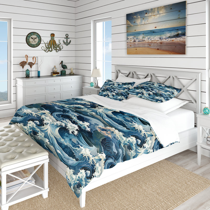 Ensemble de housse de couette Orlie, Housse de couette pour très grand lit et 2 très
