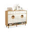 Rangement pour chaussures en bois manufacturé Burlywood