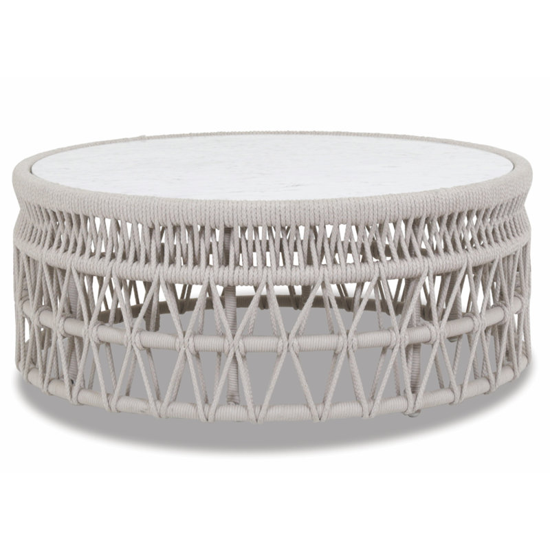 Dana Round Outdoor Coffee Table , 41.34'' in. W 41.30'' in. D