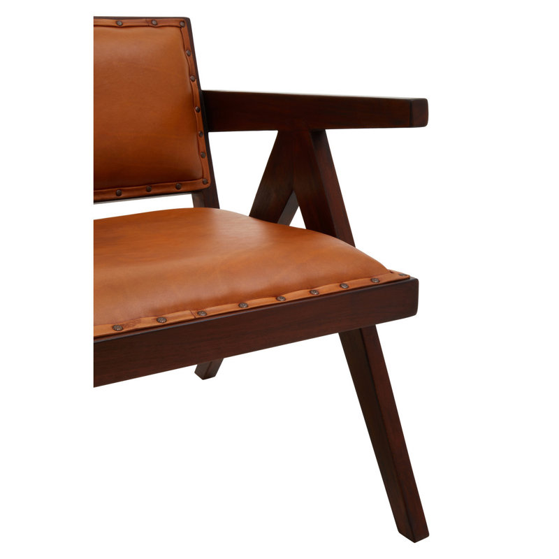Waylan Leather Accent Chair