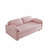 Sofa At The Forefront: 54-Inch Velvet Pink Sofa Bed For Multi-Purpose Living Spaces-462266943