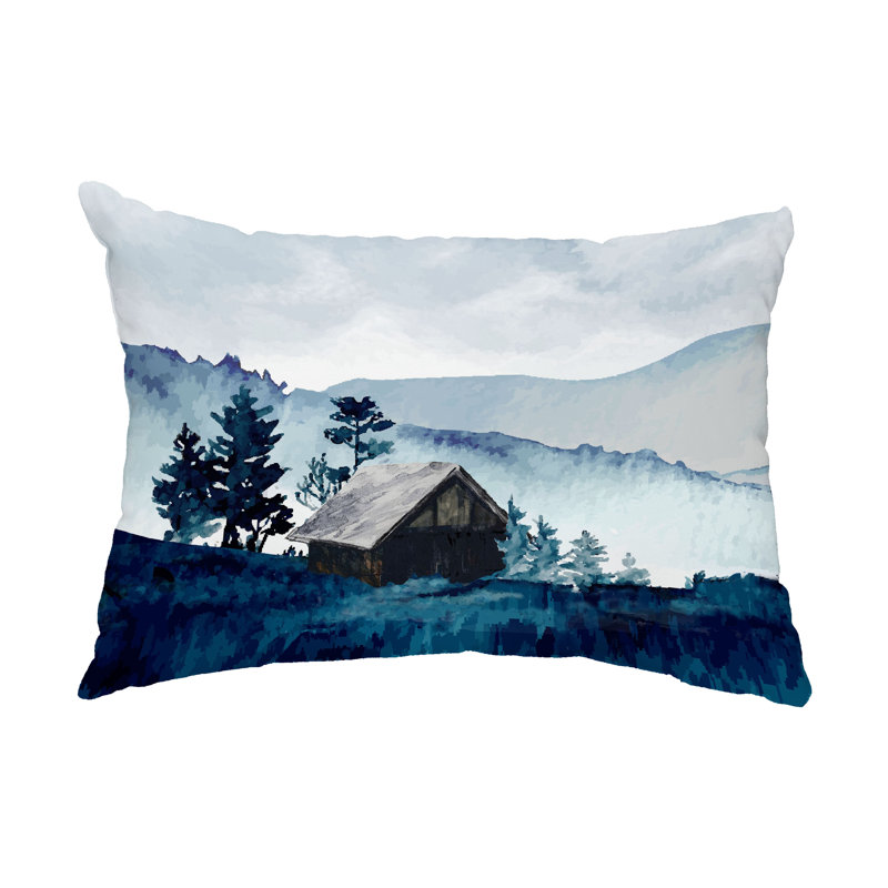  Housse et insert de coussin rectangulaire d'extérieur Cabin in the Woods