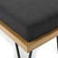 Banc de loisirs en tissu Nordic