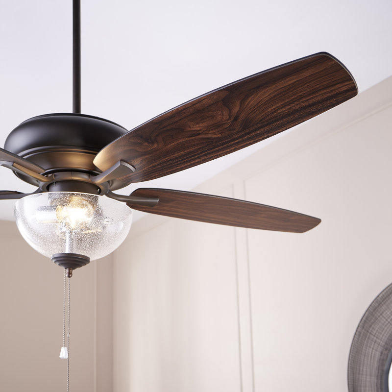 Falzone 56'' Ceiling Fan with LED Lights, Oiled Bronze