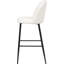 Upholstered Counter Stool with Metal Frame-97650185