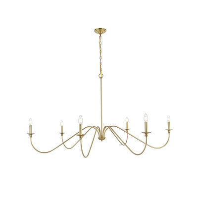 Sherree 6-Light Dimmable Chandelier 