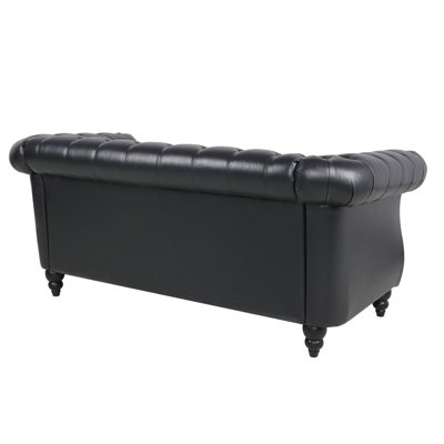 Arshi Faux Leather 67'' Reception Loveseat
