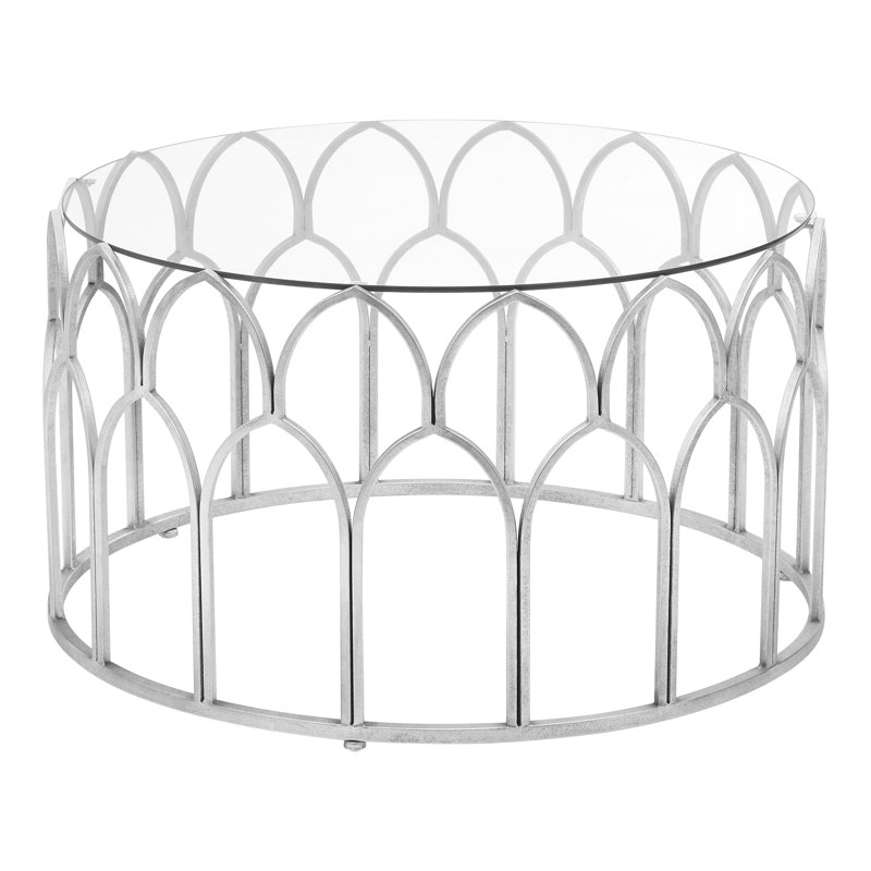 Glendive Solid Coffee Table, Silver